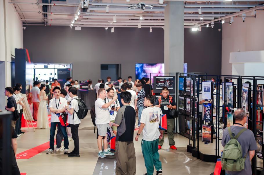 图：文化周影展现场