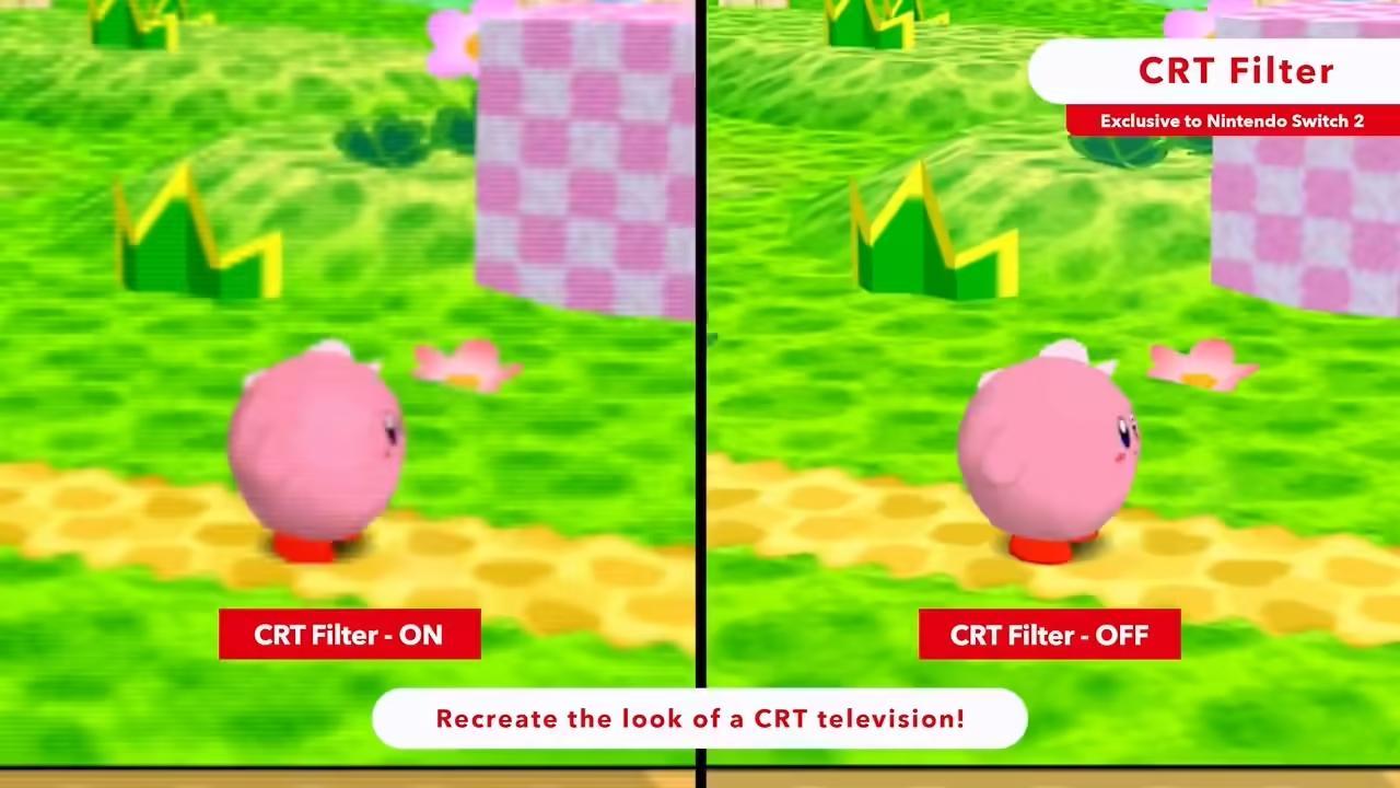 任天堂解锁Switch 2掌机新特性:N64游戏支持CRT滤镜、重映射按键