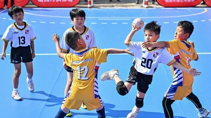 中国幼儿手球嘉年华邀请赛山西站:香港小球员全力争胜_凤凰网