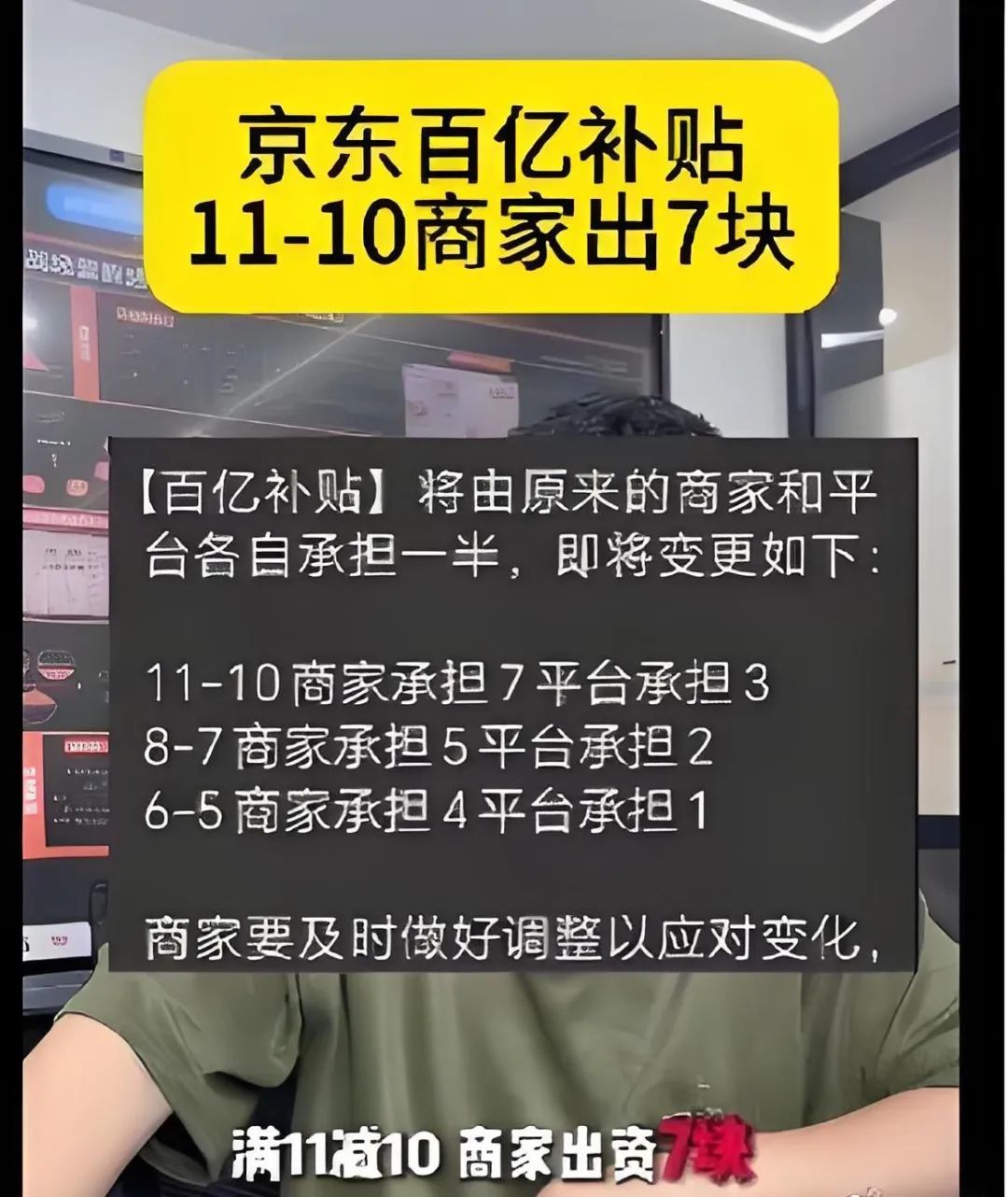 京东外卖“百亿补贴”大变脸:说好的五五开,怎么变成了八二分?