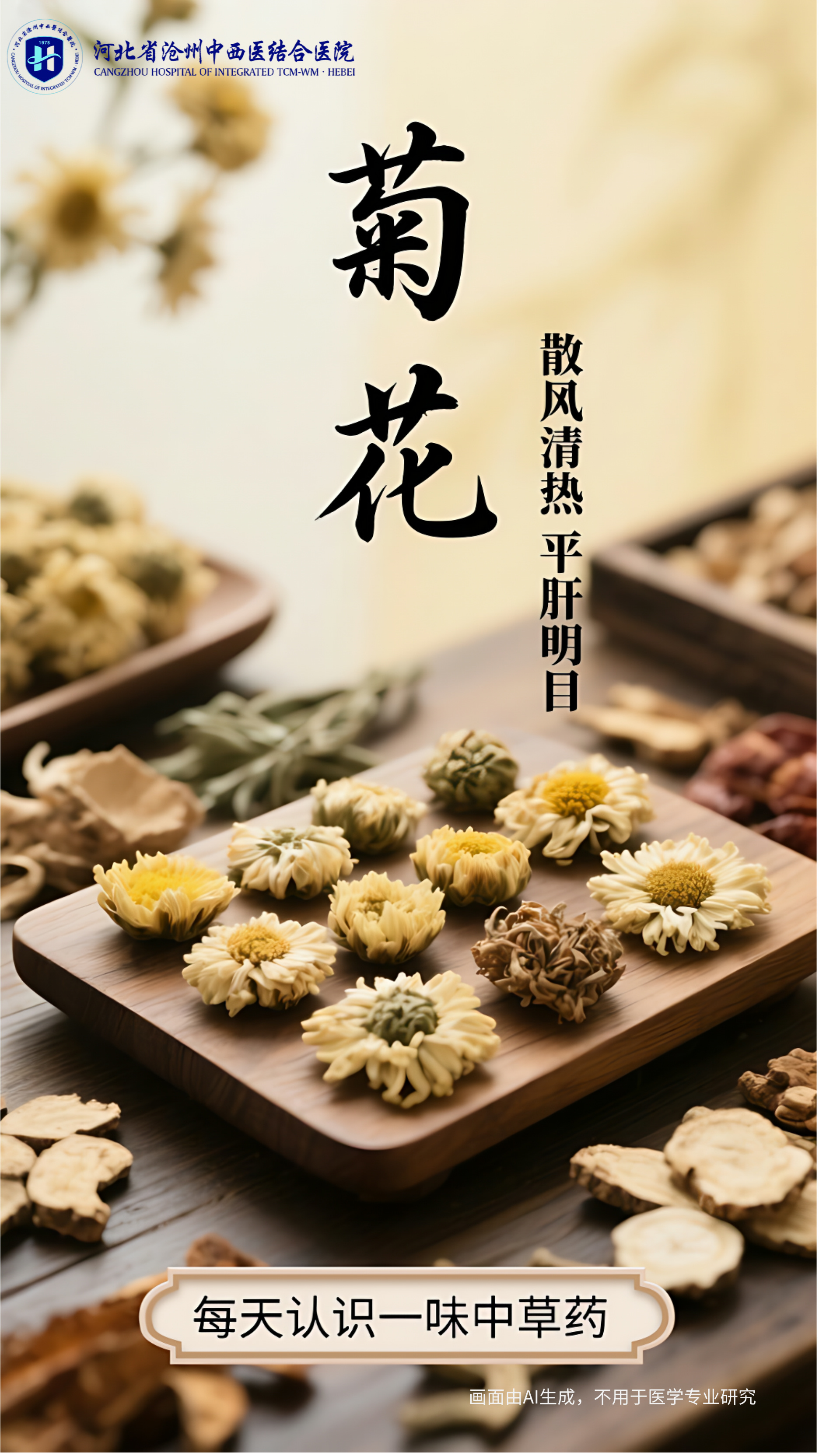 “AI”上中医药·每天认识一味中草药（4）｜菊花