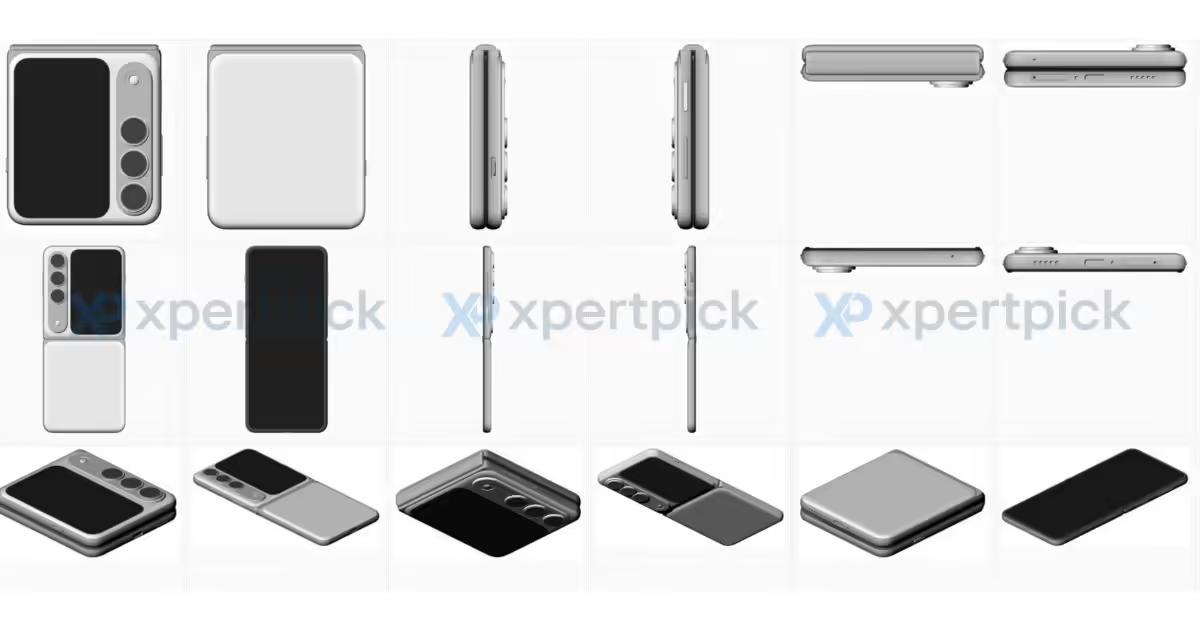 OPPO小折叠手机专利公示:更大外屏、三摄垂直设计