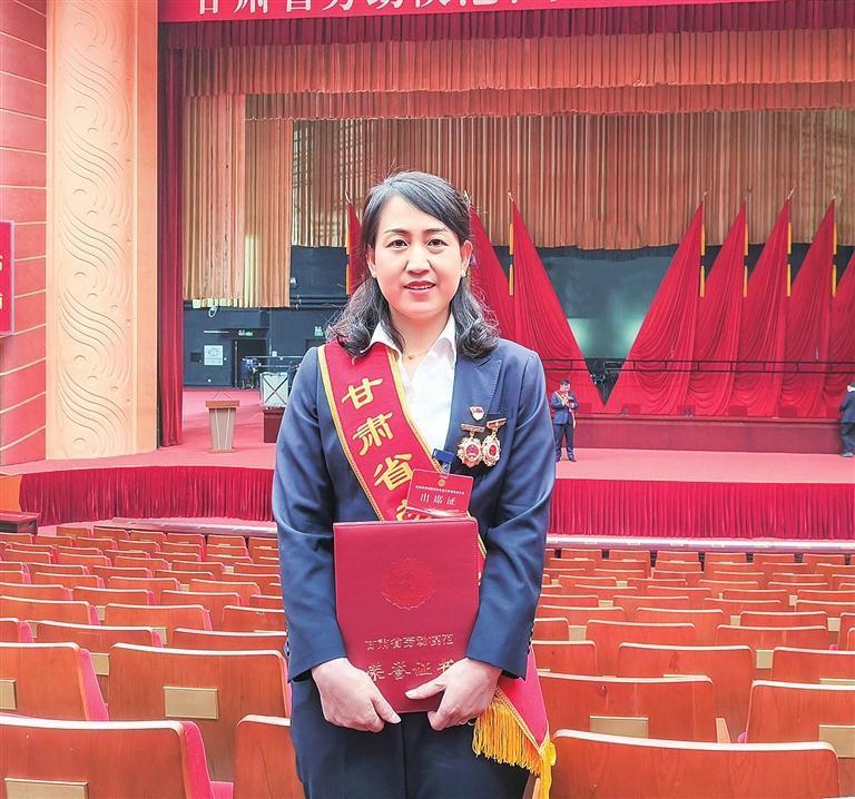 贾慧玲　兰州新区报记者　李怡青　摄