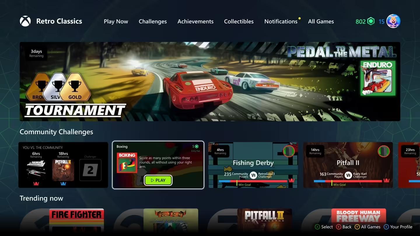 Xbox与Antstream Arcade达成合作,Game Pass推出复古经典游戏合集