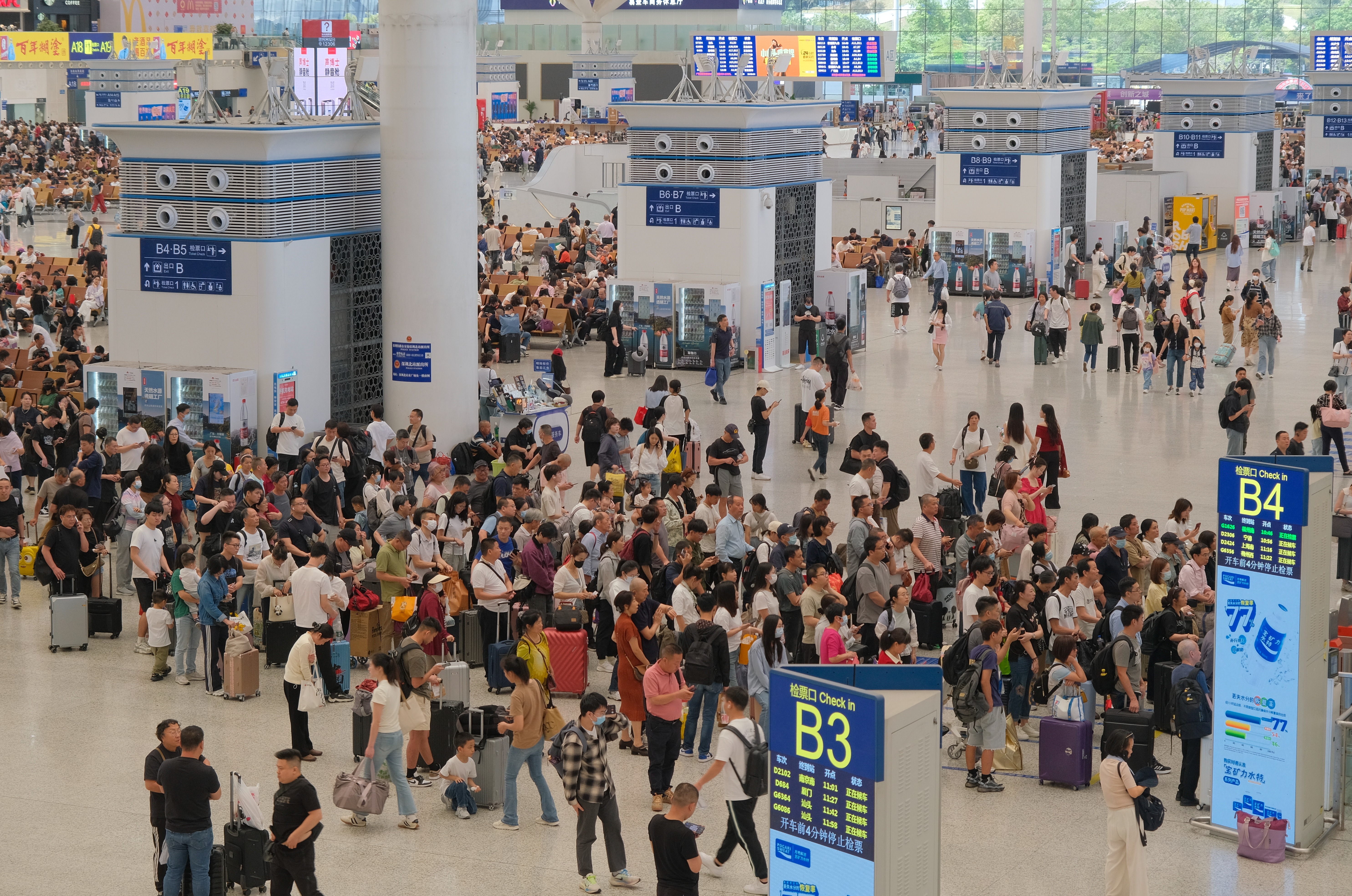 端午小长假深圳铁路预计发送旅客169.5万人次