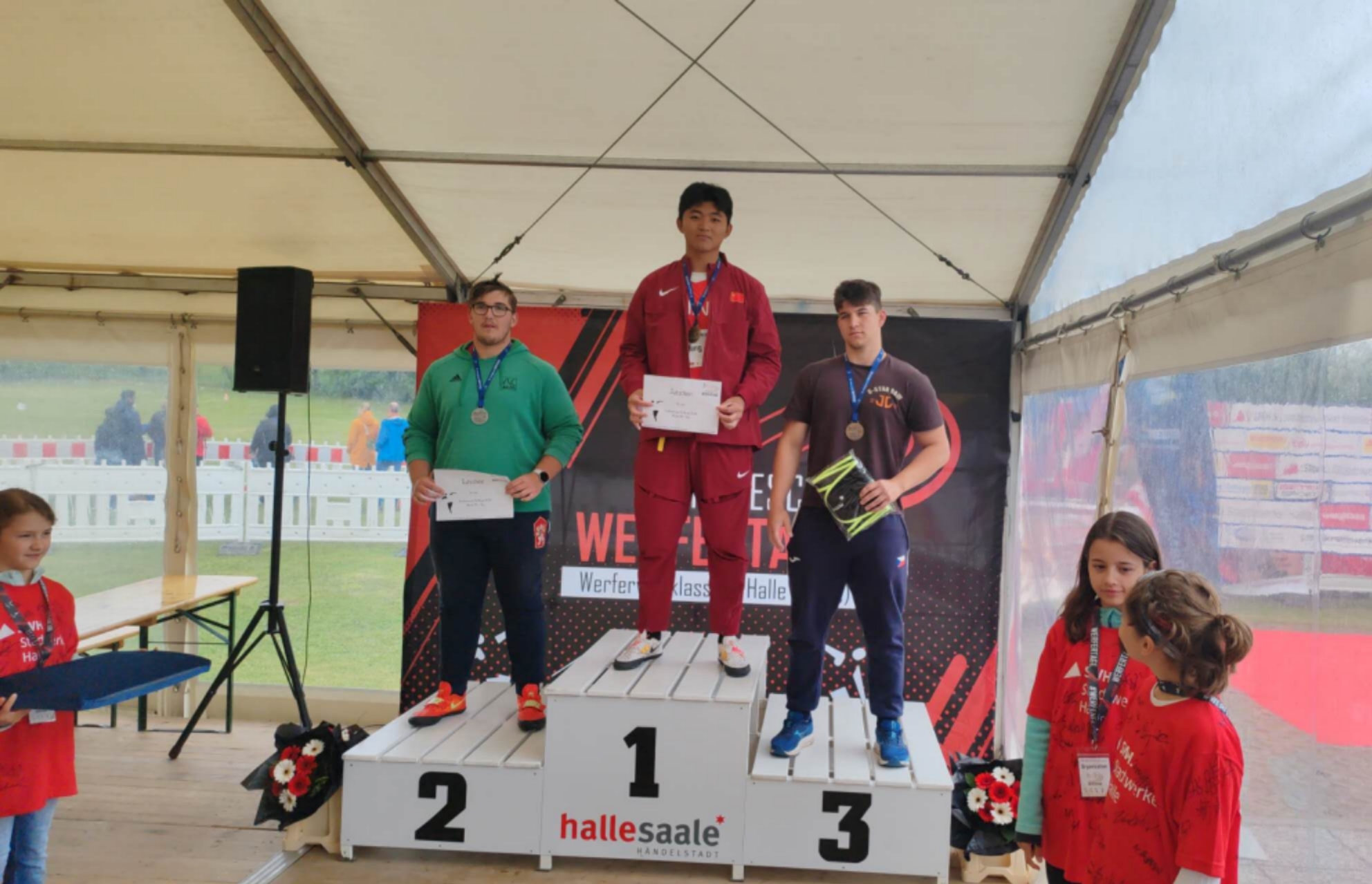 德国哈勒投掷精英赛 黑龙江小将王庆超夺冠