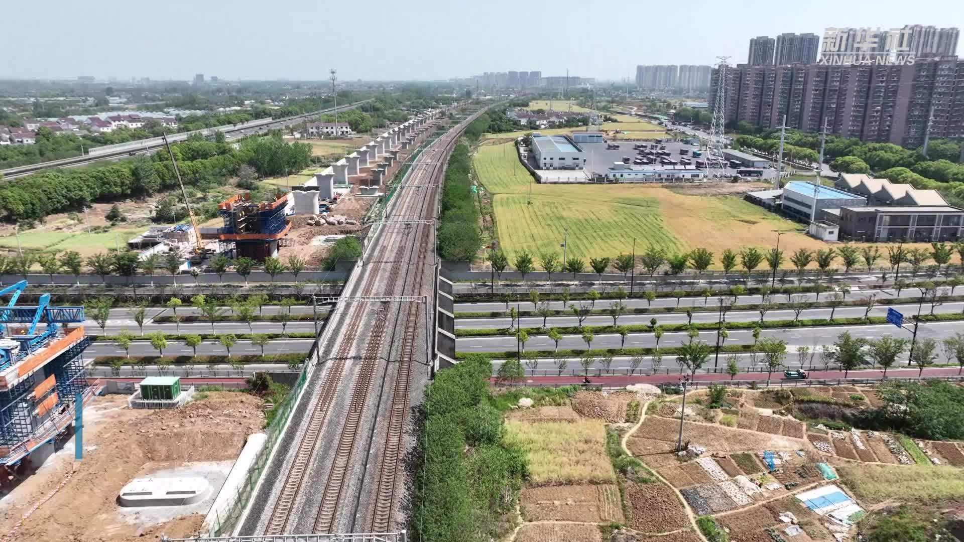 沪渝蓉高铁南京枢纽段建设有序推进