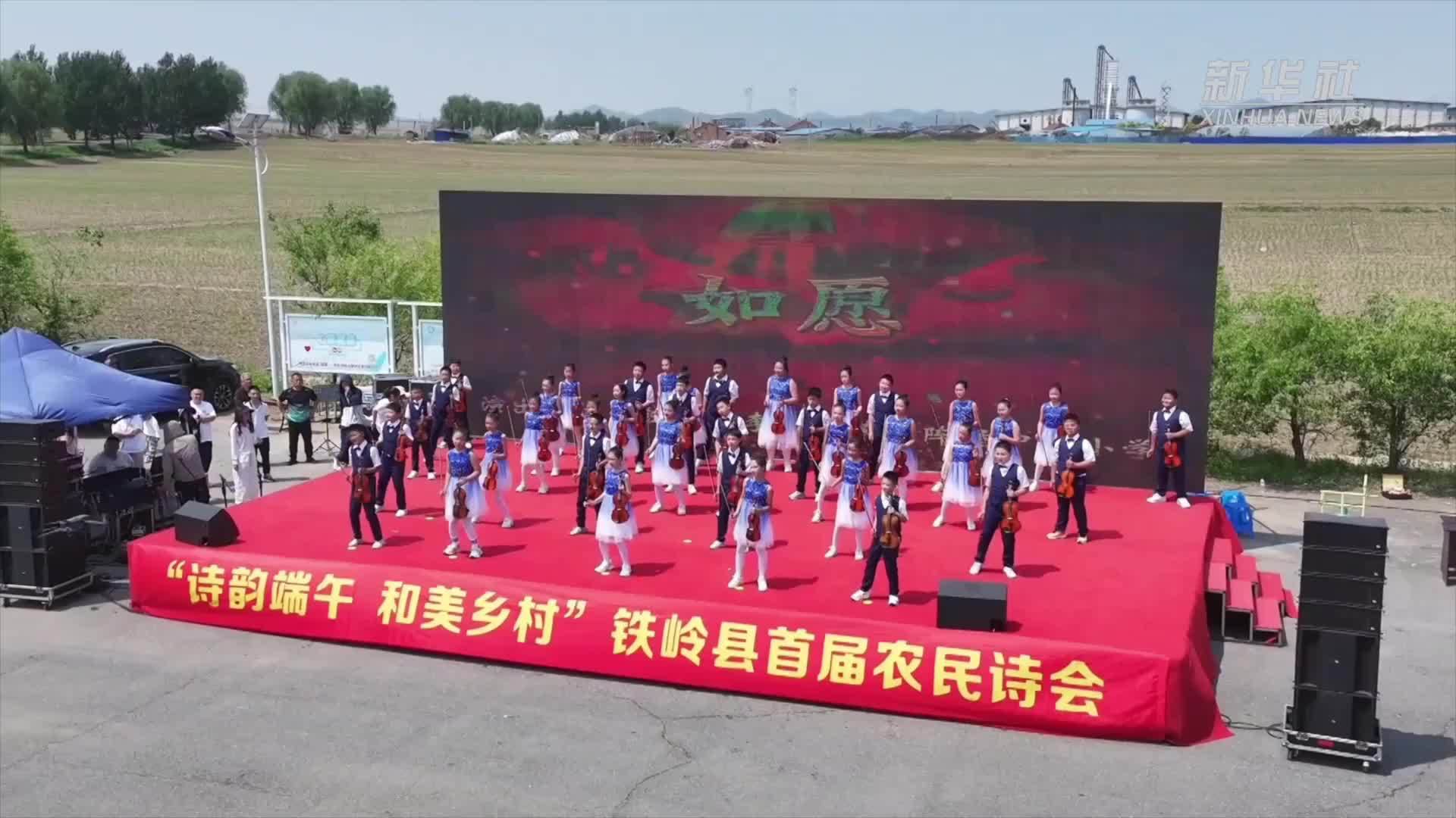 辽宁铁岭：农民诗会庆端午