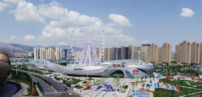 “城市之眼”摩天轮项目建成后效果图