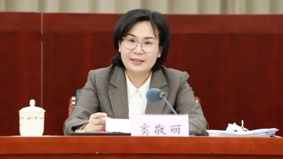窦敬丽，辞去陕西省副省长职务