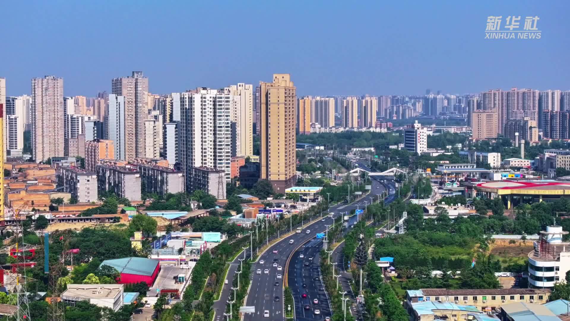 陕西西咸新区世纪大道市政道路提升改造项目投入运营