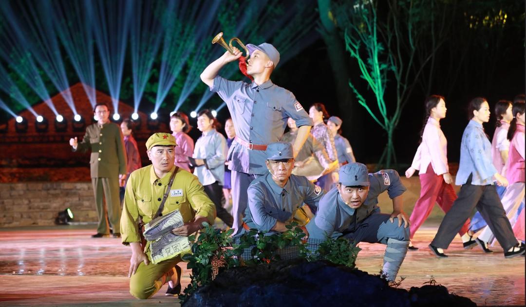 《沂蒙四季—红嫂》实景演出。