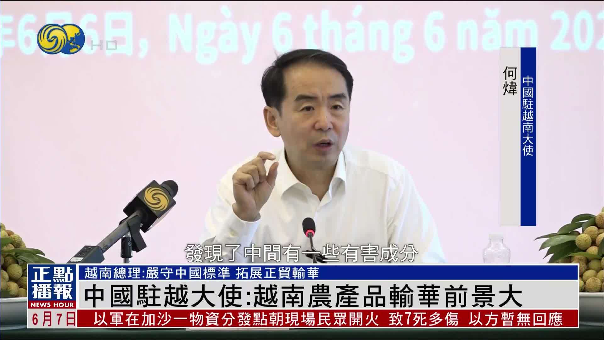 中国驻越大使：越南农产品输华前景大