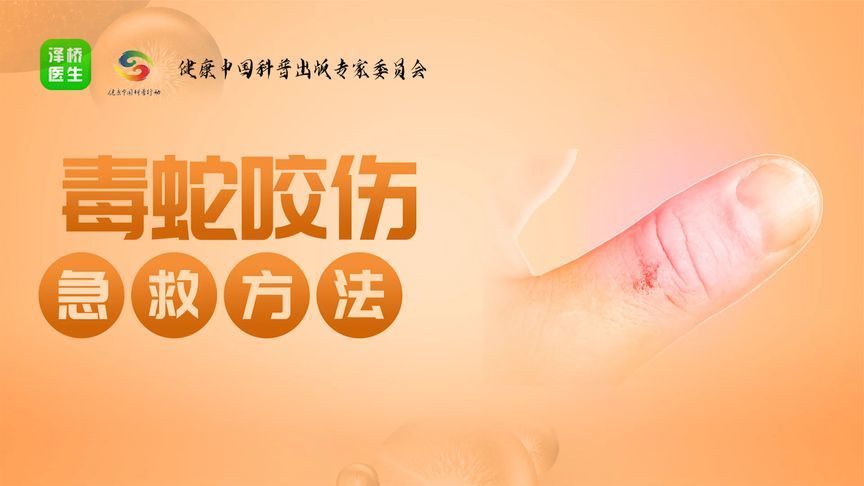 被蛇咬伤怎么办？别慌！这些保命知识请牢记