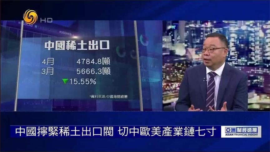 中国稀土管制 欧美感到痛了朱文晖美国第一次被出口管制“制”住