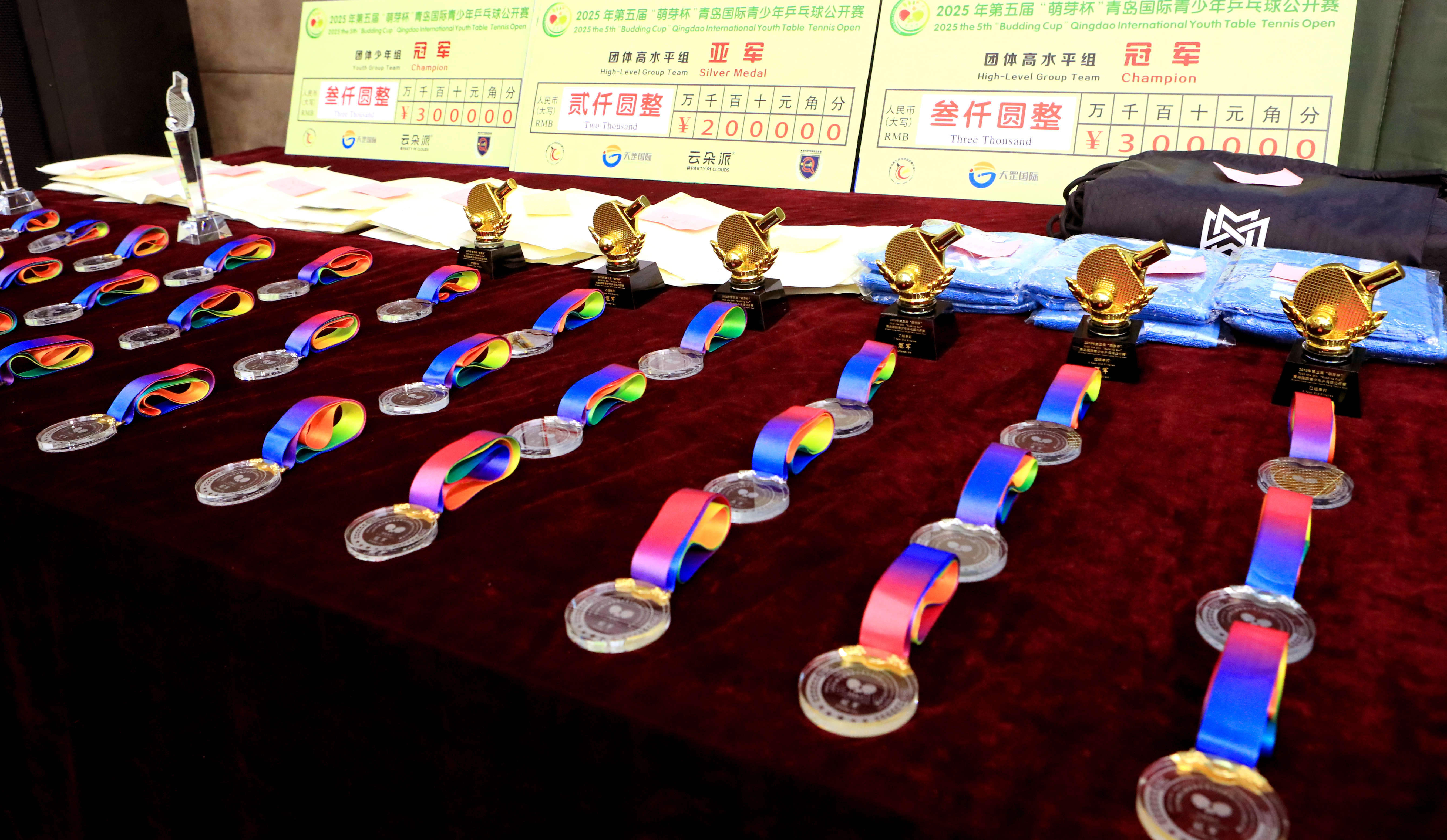 萌娃乒搏&middot;乐享童年 第五届“萌芽杯”青岛国际乒乓球青少年公开赛圆满落幕