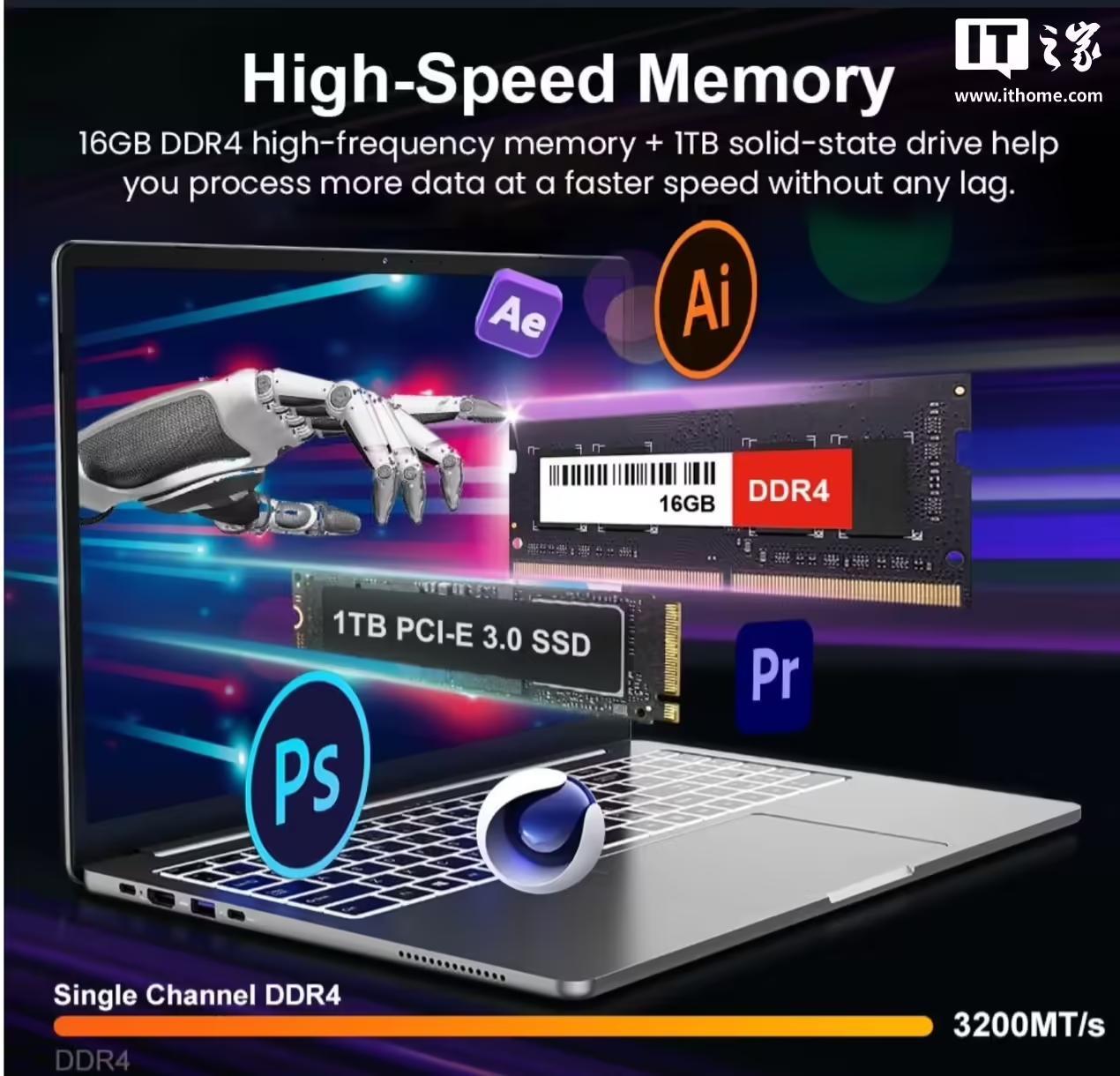 Ninkear推出全新A15 Pro笔记本:锐龙5 7430U处理器,120Hz屏幕