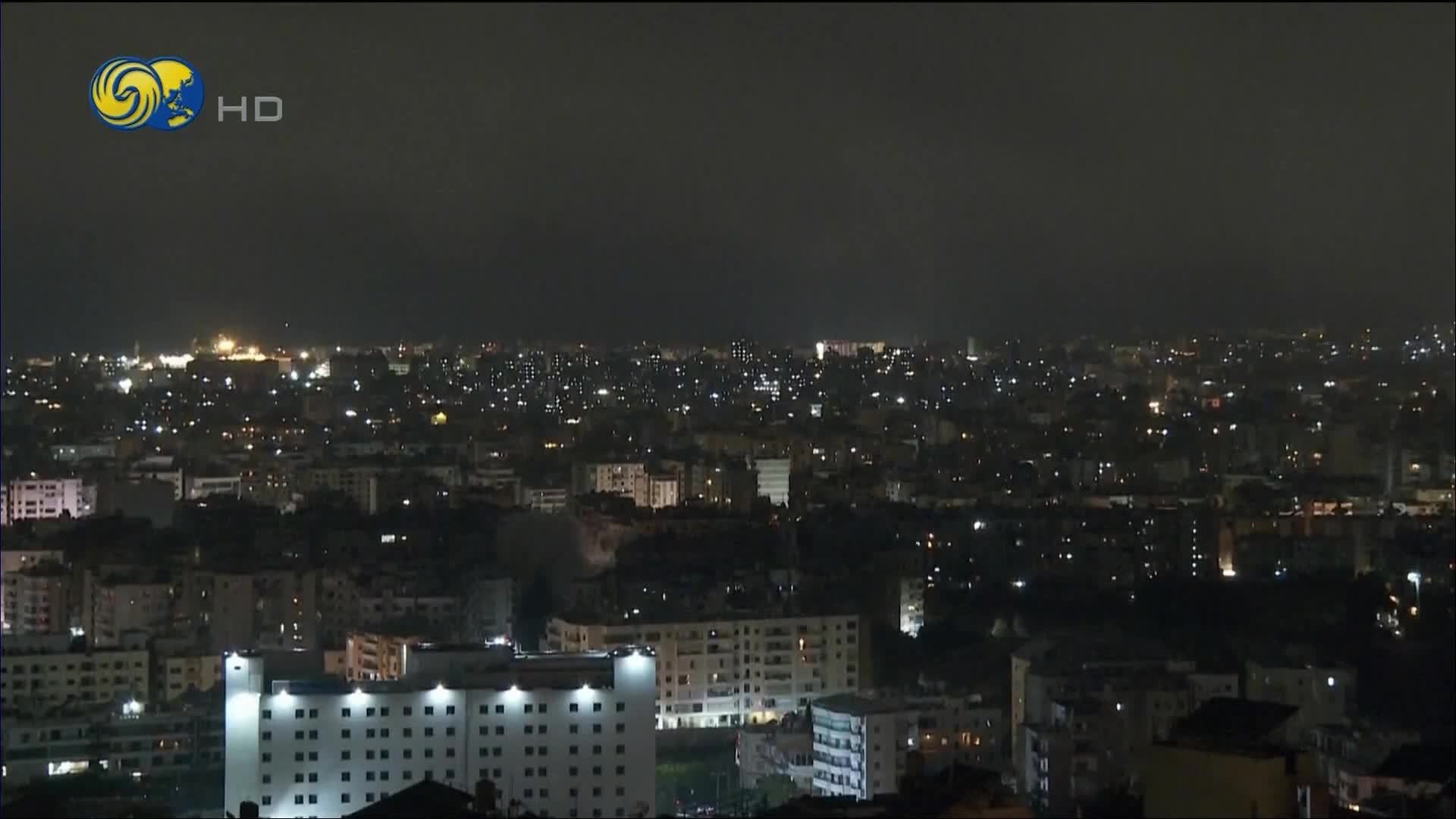 以军对黎巴嫩贝鲁特南郊发动20余次袭击