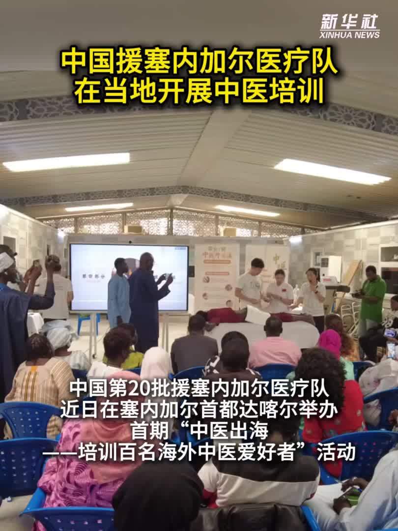 中国援塞内加尔医疗队在当地开展中医培训