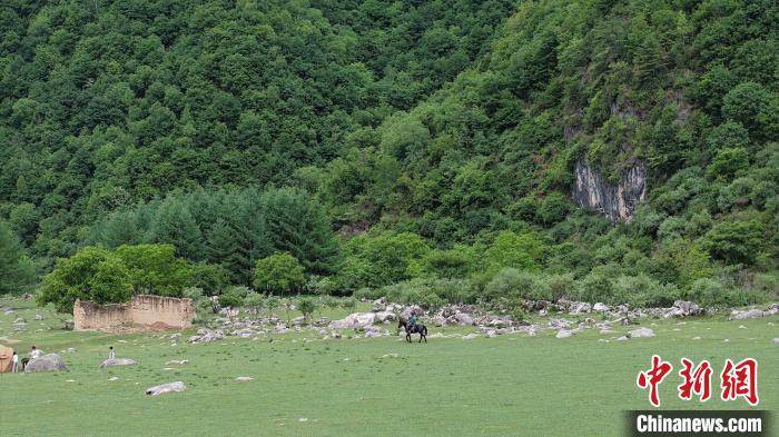 图为牛奶湖夏季景观。 于朝忠 摄