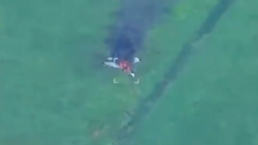 乌克兰称击落苏35战斗机，视频画面曝光