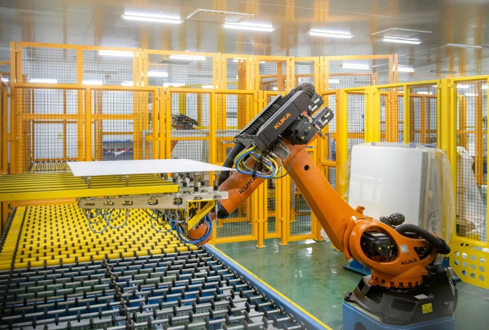 ▲重庆市装备制造企业通过技术创新研发,在生产环节融入数智化,带动产品提质增效。(受访单位供图)