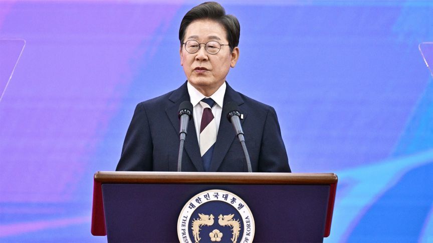 李在明就职演说只字不提中国，当日就与特朗普通电话，唱哪出？