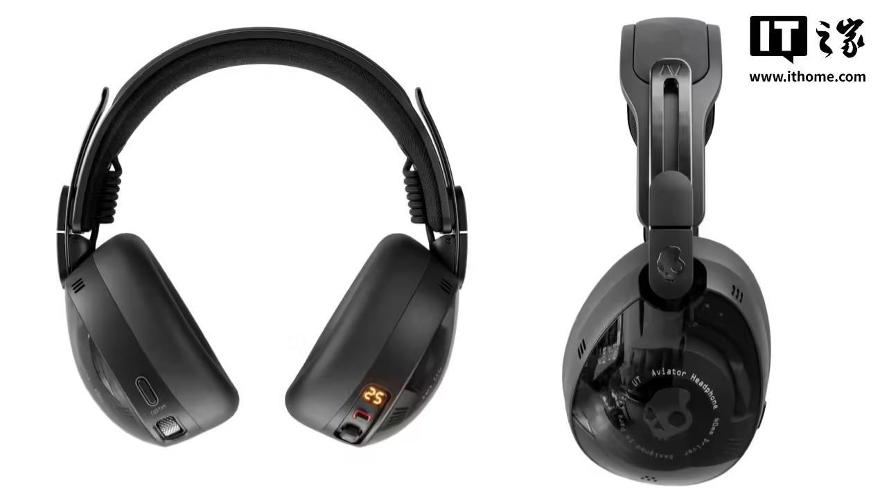 The Skullcandy Aviator 900 ANC has a retro design. (Image source: Skullcandy)