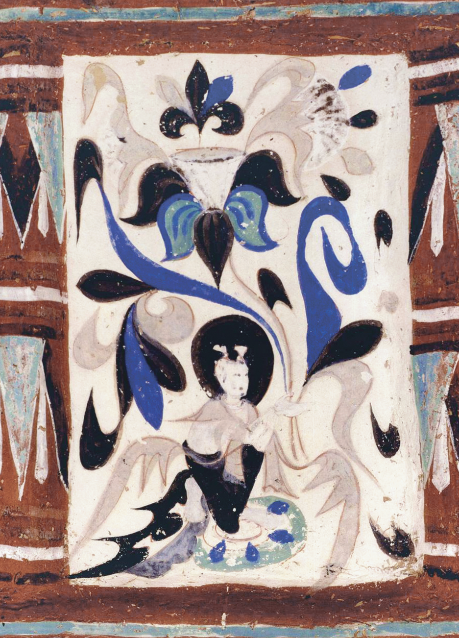 持莲图案　莫高窟第431窟　西魏