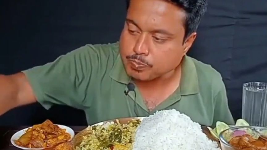 印度中产家庭的晚餐，这吃法真的忍不了了