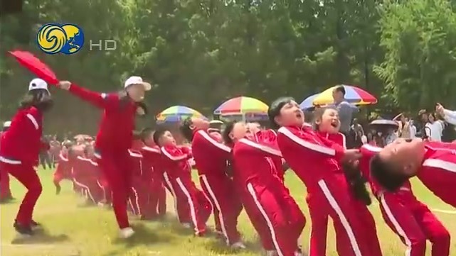 朝鲜平壤举行六一儿童节联谊会