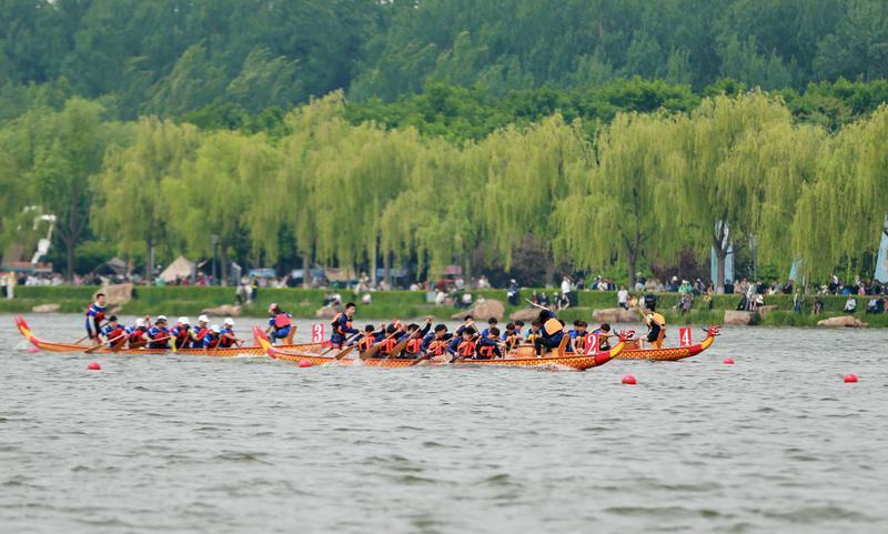 长春市龙舟公开赛点燃夏日激情!