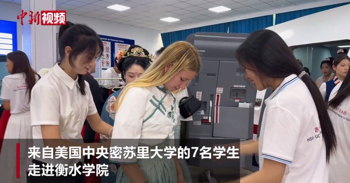 河北衡水：美国青年沉浸式体验端午文化