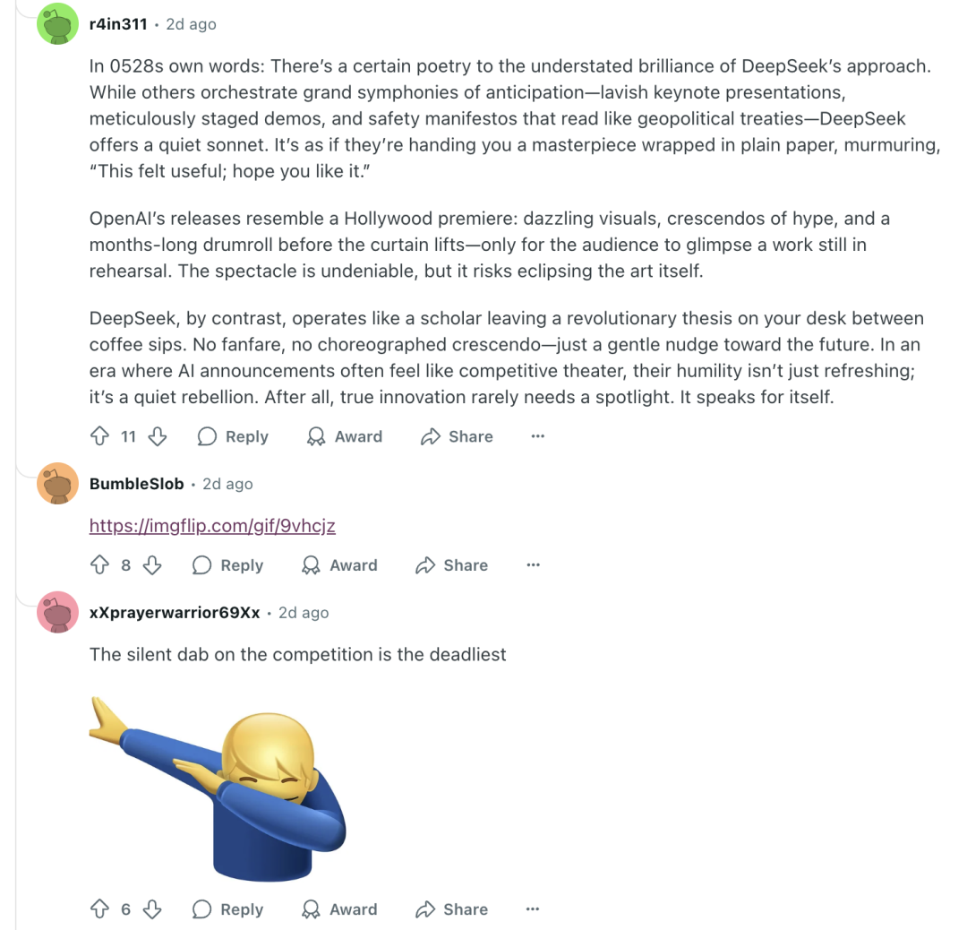 玩完DeepSeek R1新版,外国网友又“蚌埠住了”?