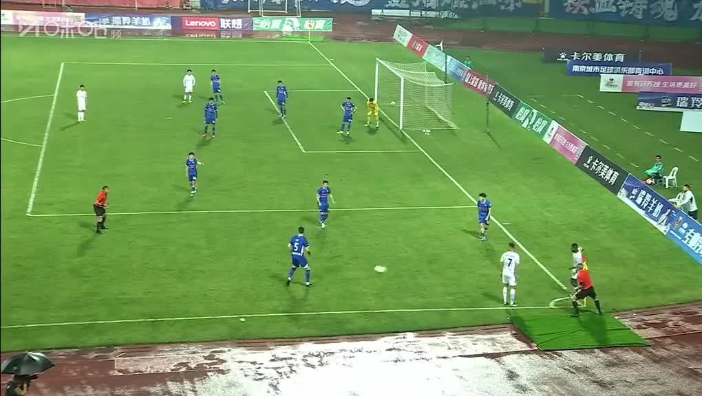 预定本轮中甲最佳进球？王建明连续两次潇洒回旋过人后破门