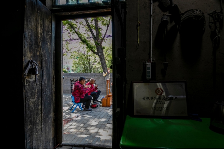 西泊庄“糖人居”小院。吕国良 摄