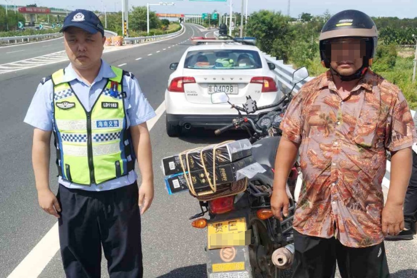 被查司机。交警供图