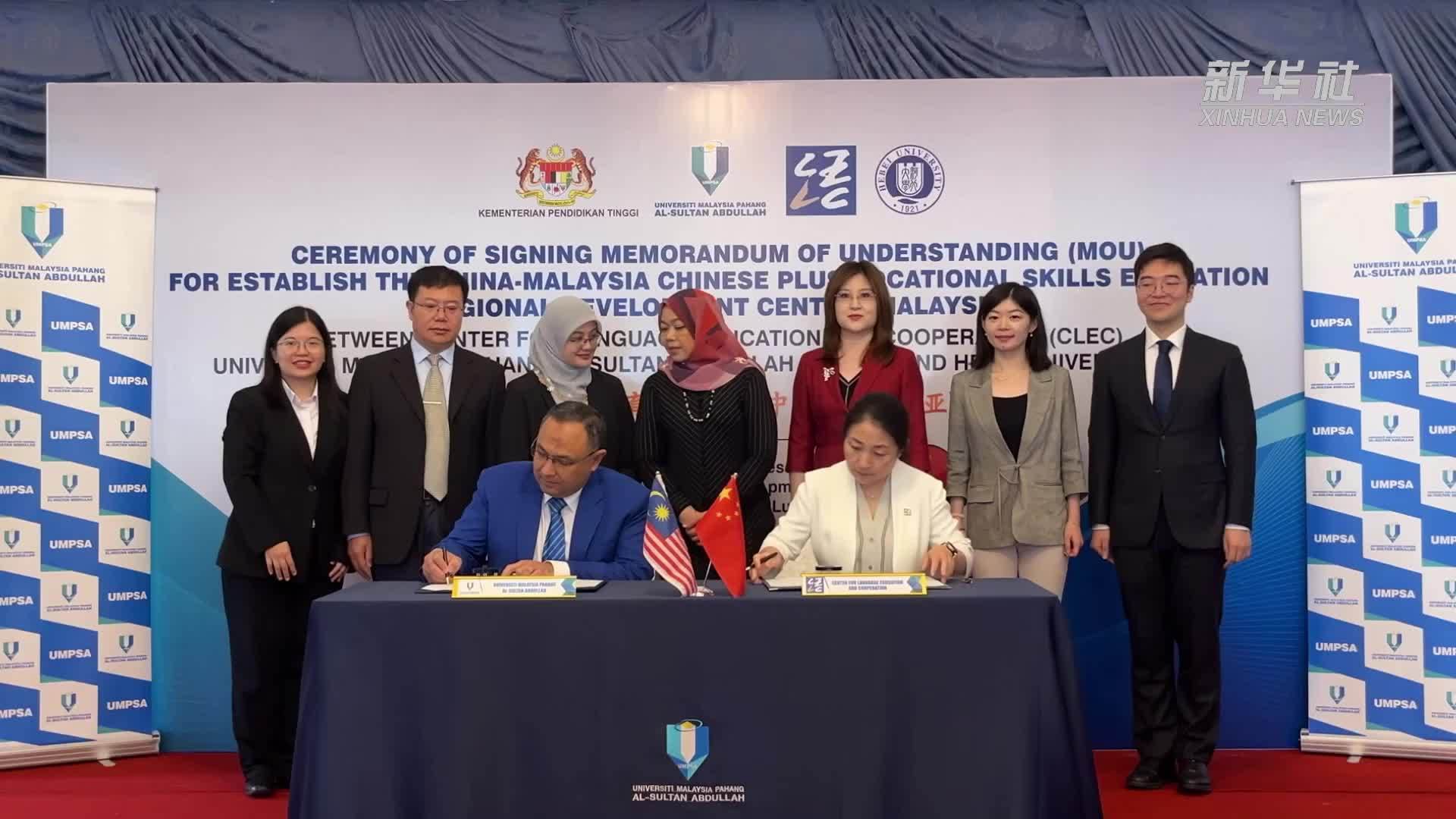 中马机构联合建设“中文+职业技能”教育区域发展中心