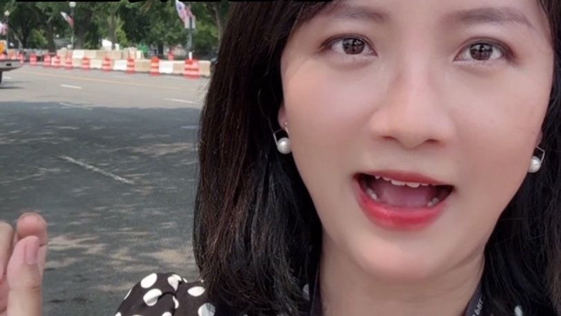 重型装备抵达华盛顿参加大阅兵，上千场反川示威集结 #华盛顿