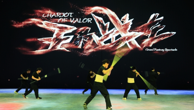 《王的战车》彩排中