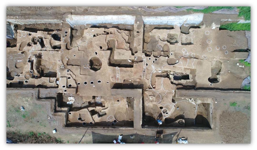 大汶口遗址发掘现场