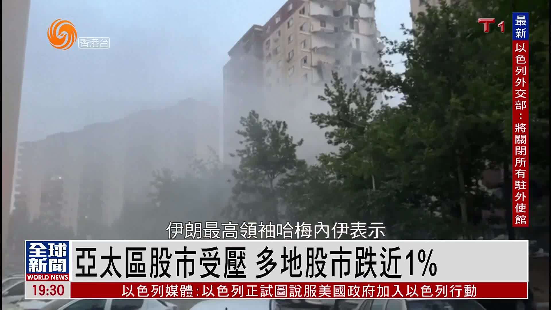 粤语报道｜亚太区股市受压多地股市跌近1%