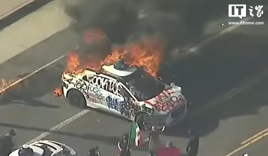 谷歌旗下Waymo自动驾驶车辆在洛杉矶抗议活动中遭蓄意破坏,损失达60万美元