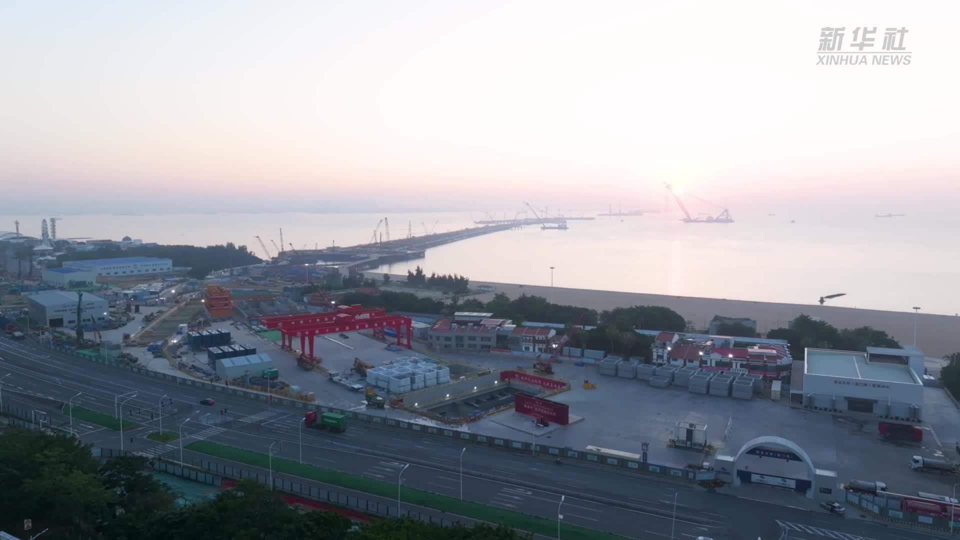 福建最大直径盾构隧道正式掘进