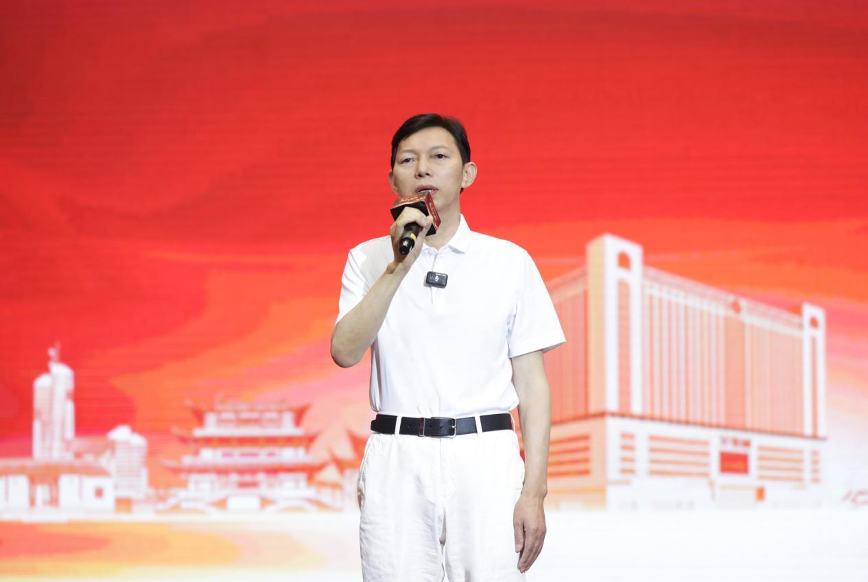 ▲黄志明董事长发言