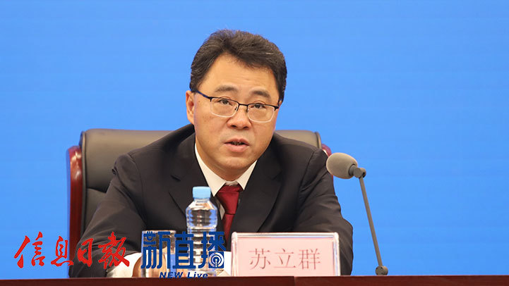 省水利廳黨組成員、副廳長蘇立群 （文穎 攝）