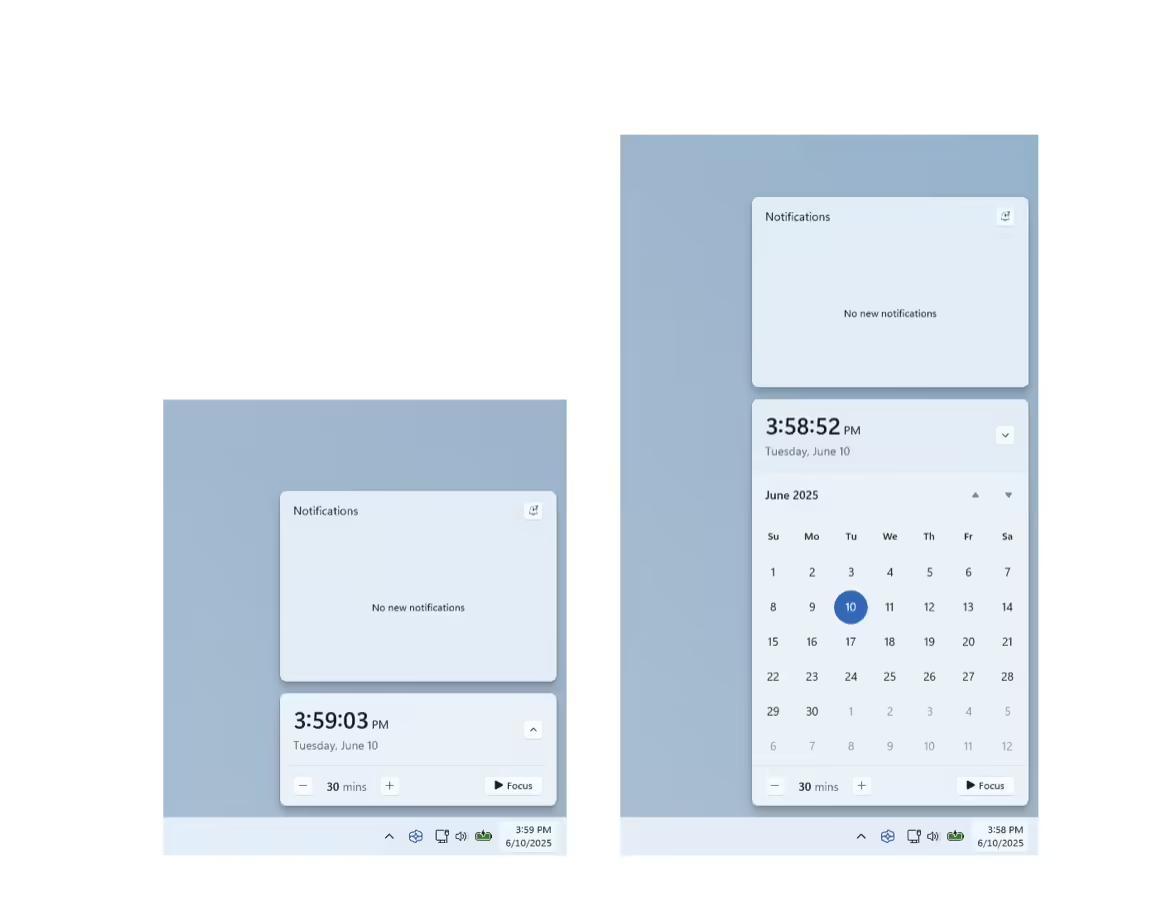 微软发布Win11 Dev 26200.5651预览版:通知中心时间改进、欧洲经济区新增Recall导出功能