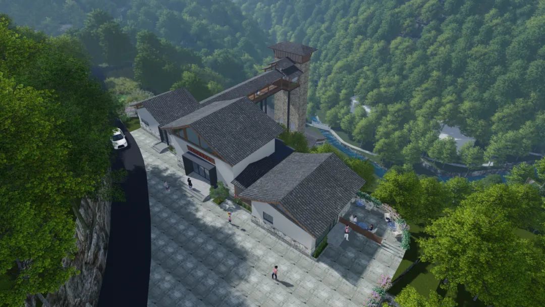 石門峽游客中心效果圖