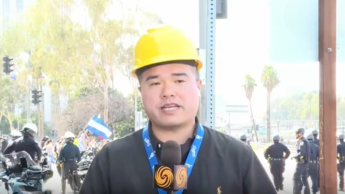 洛杉矶抗议移民执法行动第4天暴力不断，抗议者采取流动式示威策略