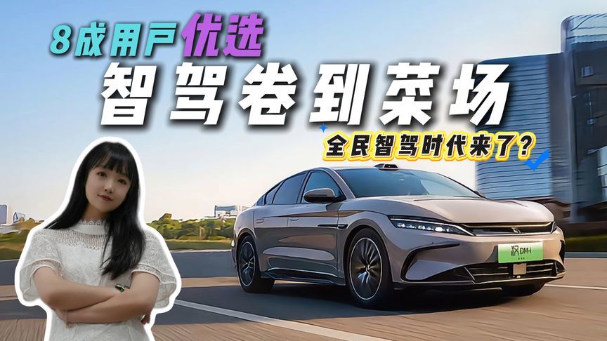 惊到我了！近8成比亚迪用户拥抱智驾，把天神之眼焊死在车上？